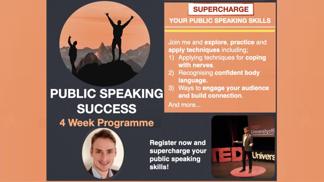 Public speaking success programme with David Murray